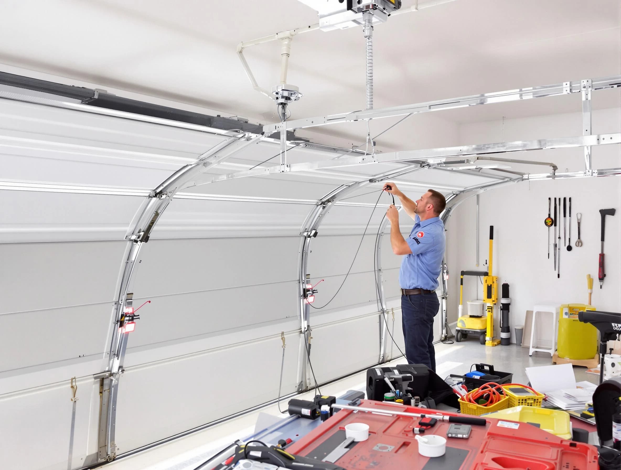 Garage door cable repair service by Williamsburg Garage Door Repair in Williamsburg