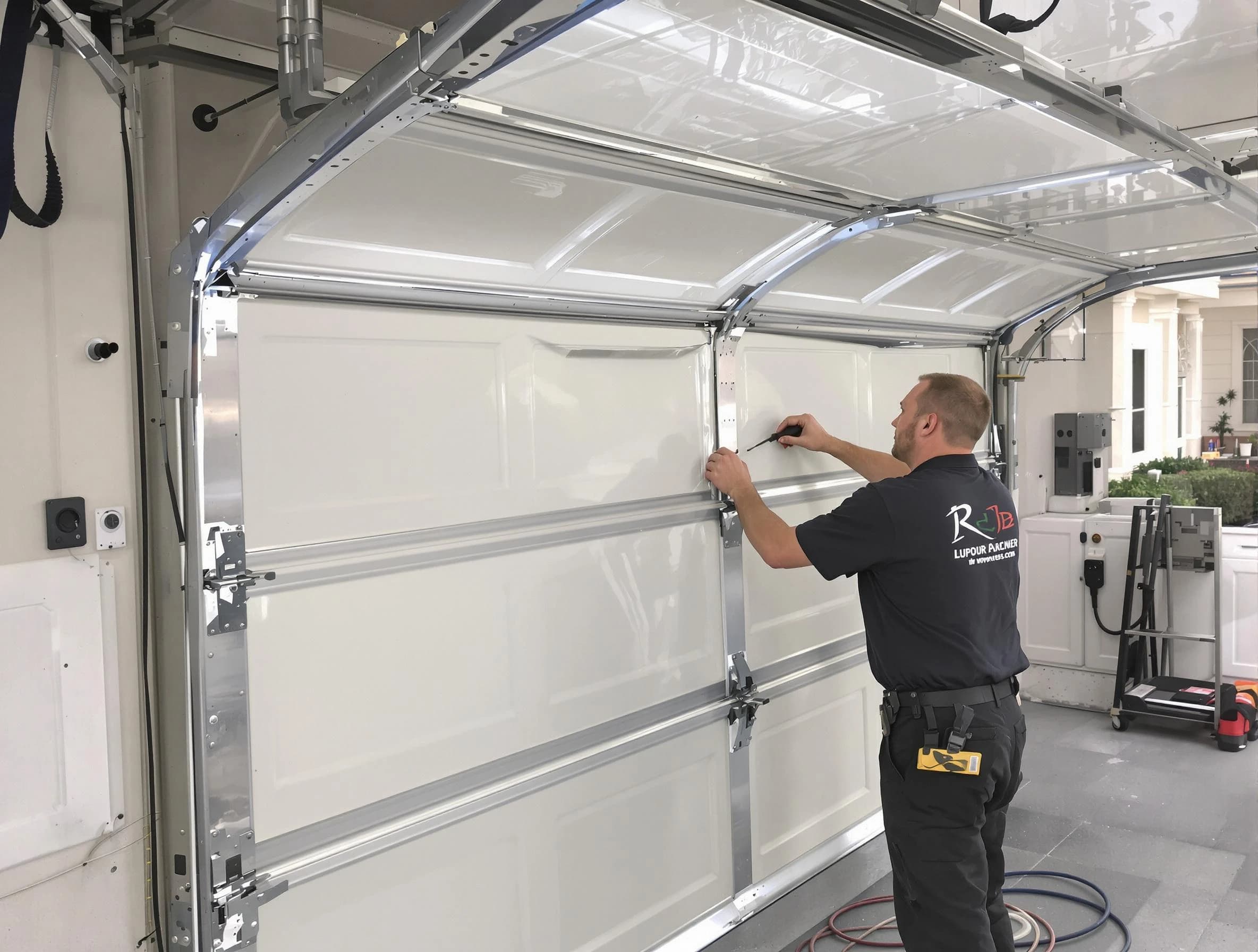 Williamsburg Garage Door Repair professional performing panel repair in Williamsburg