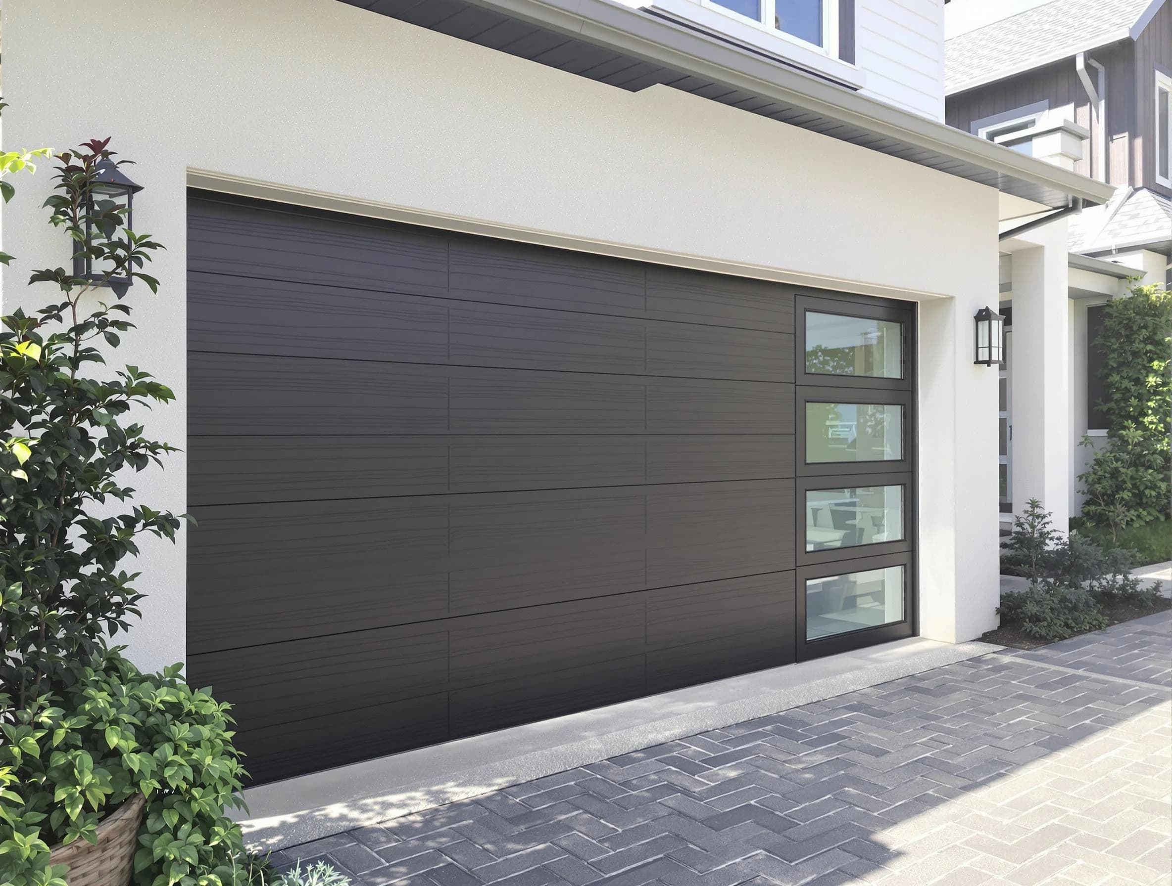 Custom garage door installation by Williamsburg Garage Door Repair in Williamsburg