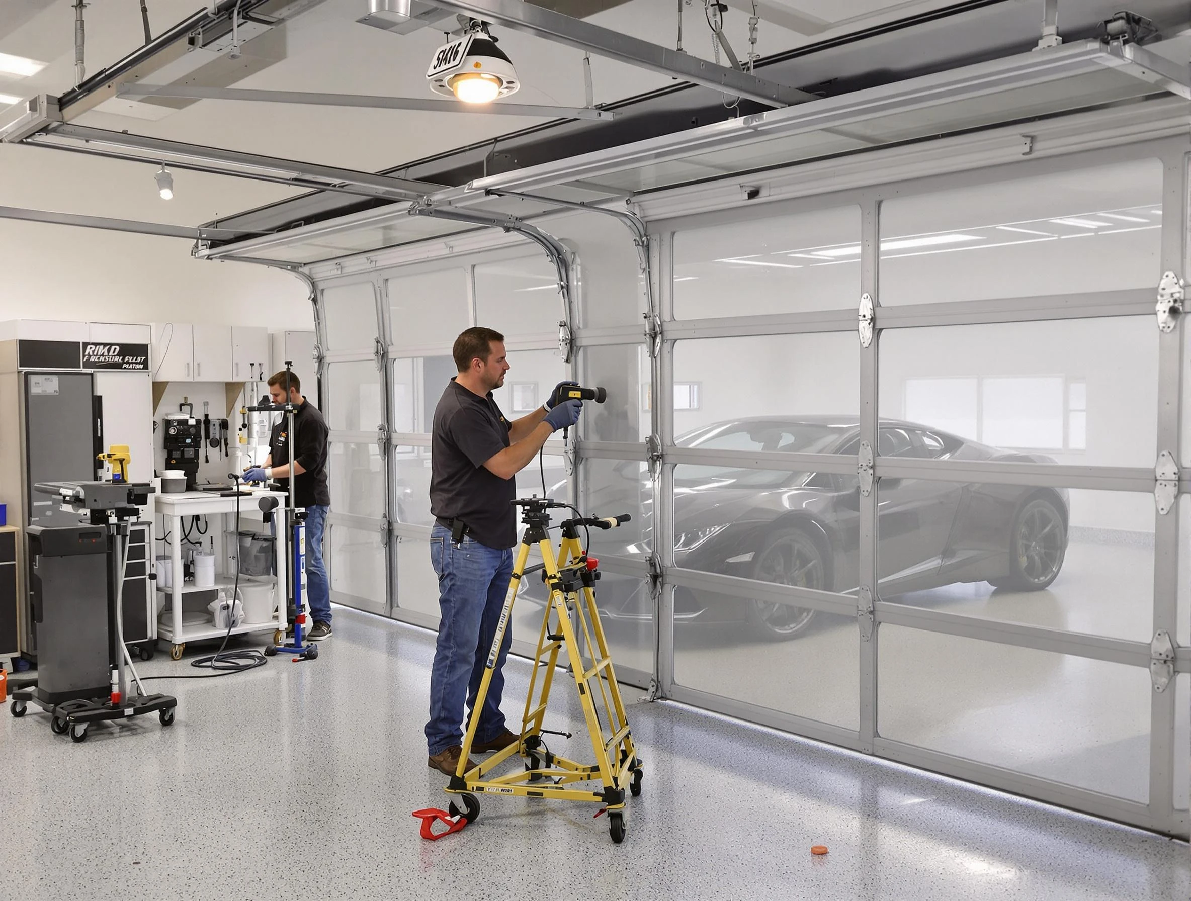 Garage Door Dents Repair in Williamsburg